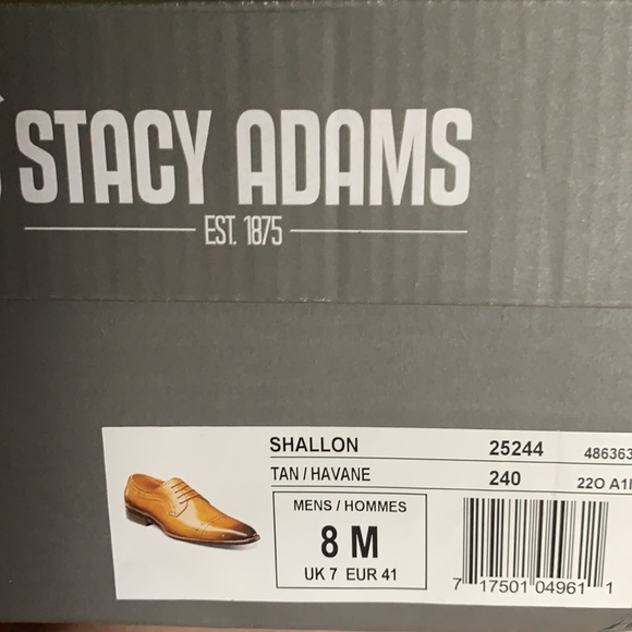 🚫SOLD🚫Like New!Stacy Adams Shallon Tan Dress Shoe Size 8 - Picture 10 of 10